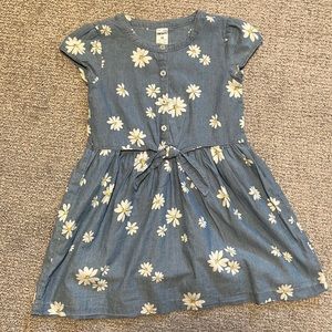Carter’s 4T chambray dress with daisies